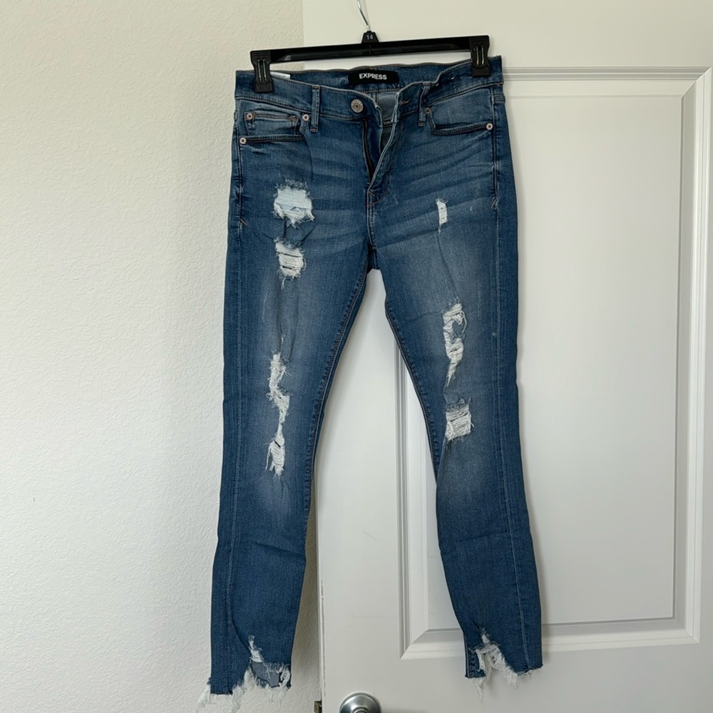 Express distressed jeans